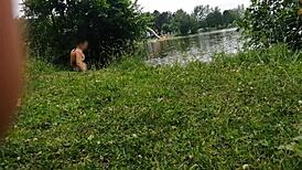 weekend camping turns dirty with stepmom's soles. her foot fetish drives me wild.