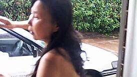 Duk And David Duk Peeing In Her Pants Outside