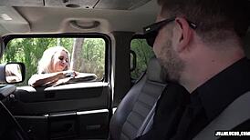 want to see hummer sex in public with horny blonde?