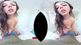 i'm whitney wright, petite with small hairy tits, riding a cock in vr pov, giving blowjobs and taking cumshots.