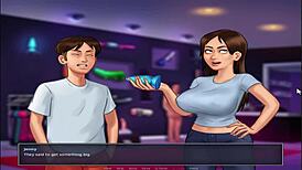 What happens in summer time saga unc part 6 with those big natural tits?