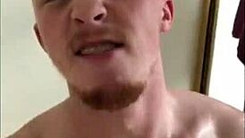 Sexy bareback fuck with hot gay daddy and eager amateurs in action