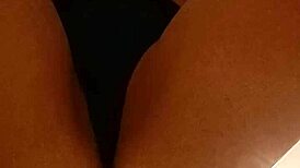 Horny wife enjoys sitting on men's faces, making them lick her ass until she cums