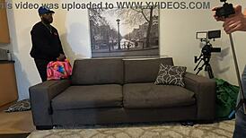 cinnamon baileyy casting pov gets wild with intense squirting