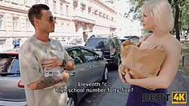 Debt4k: My Heart Races Watching Russian Shaved Pussy Get Pounded