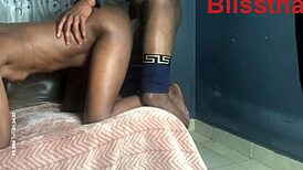 Bliss Takes Big Black Cock In Intense Doggystyle Fucking