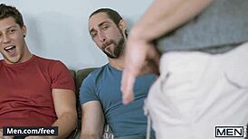 Men Com - Colby Keller and Jacob Peterson in a wild jizz orgy!