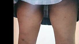 dulce totoro almost got caught, couldn't resist touching myself in secret.