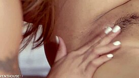 Angelina Chung teases Kaylani Lei with skilled pussy licking