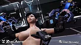 teen tied up, 'finger me to orgasm' in fantasy game