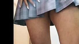 dulce totoro almost got caught, couldn't resist touching myself in secret.