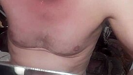 Gay Guy Jacks Own Ass And Eats Cum