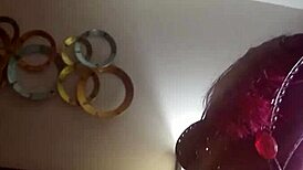 Dea Plays with Dildo in Her Ass and Pussy Solo