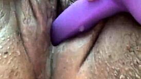 Feeling the intense pleasure as I squirt all over.