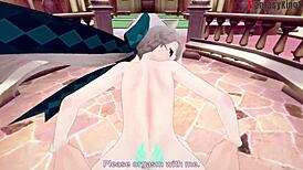 pretty anime girl lynette gets fucked in pov style from genshin impact premium