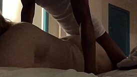 Stepmother screams as stepson creampies her!