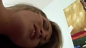 Harmony Rose shows off fine ass in wild bareback action.