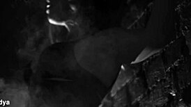 chic sugarnadya dances seductively in black and white lingerie, teasing with horny moves