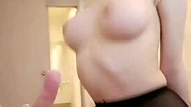 This stunning Chinese goddess flaunts firm breasts and captivating beauty.