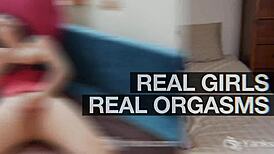 Slim Amateur Girl Yanks Her Puffy Clit To Orgasm