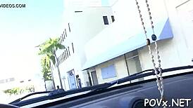 Petite legal teen seduces with blowjob in POV