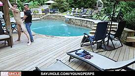 Hot Guy Aiden Asher Fucked By The Guard Jax Thirio For Skinny Dipping - Young 18+Perps