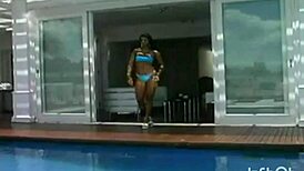 Hey, wanna see this tanned Brazilian brunette get wild?