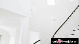 my neighbor paid for a sloppy juicy blowjob from me 😋