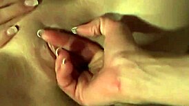 I think it's probly kylie, that pretty young teen with big natural tits, masturbating with a dildo until orgasm and cum