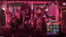 Spellbound gay furry hentai game Ep 2 with tickling BDSM orgy at public stadium