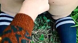 nasty kinky sluts banging hard in backyard with neighbors watching close