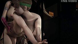 Sonia Blade gets fucked by Mileena Futa in this hot video.