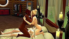 Brunette Gets Fucked By Group In Anime Hentai