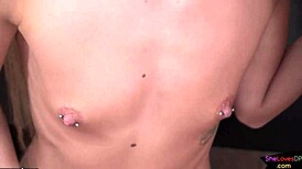 Naughty European Spit Roasted in Classy Threesome