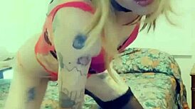 Tranny Craves Cock in Pink Lingerie