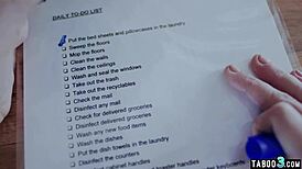 Neglected Brunette MILF Cherie De Ville Fingers Her Shaved Pussy in Quarantine Shower