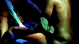 Wow! Ripped Ebony Stud Assfucking White Butt in Wild Interracial Threesome!