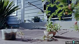 Neglected Brunette MILF Cherie De Ville Fingers Her Shaved Pussy in Quarantine Shower