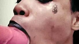 sissy ebony femboy tavaius deshawn young grooving to chris brown under the influence