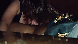 Oral Creampie Delights with a Sticky Surprise in Her Mouth