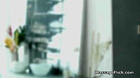 Watch the masseuse gag on that dick!