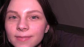 College Cutie USED as Human CUM Dumpster