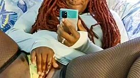 Ebony Spreads Lovely Legs for Toy Play Preview