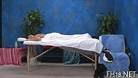 Cute Girls Receiving a Relaxing Massage