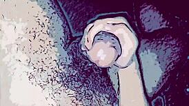 Gay Animation Slamming Submissive's Mouth with Massive Thick Cock in Wild Scene