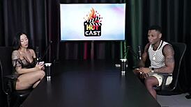 will mastro in sheer red lingerie, naked and sexy 😍