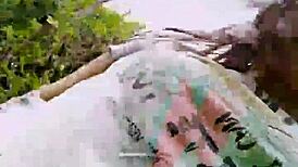 Vanesa Undressing in the Park