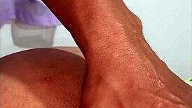 Massage Turns Into Quick Encounter Before Parents Arrive - Step-Sister Scenario