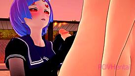 Amazing Arachne Monster Girl In Action!