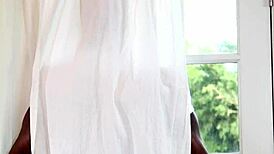 emo babe casually rides that big black dick